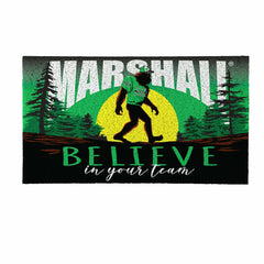 Marshall University Bigfoot PVC Mat, 28"x16", Collegiate