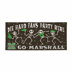 Marshall University Flocked Coir Halloween Sassafras Switch Mat, 22"x1, Collegiate
