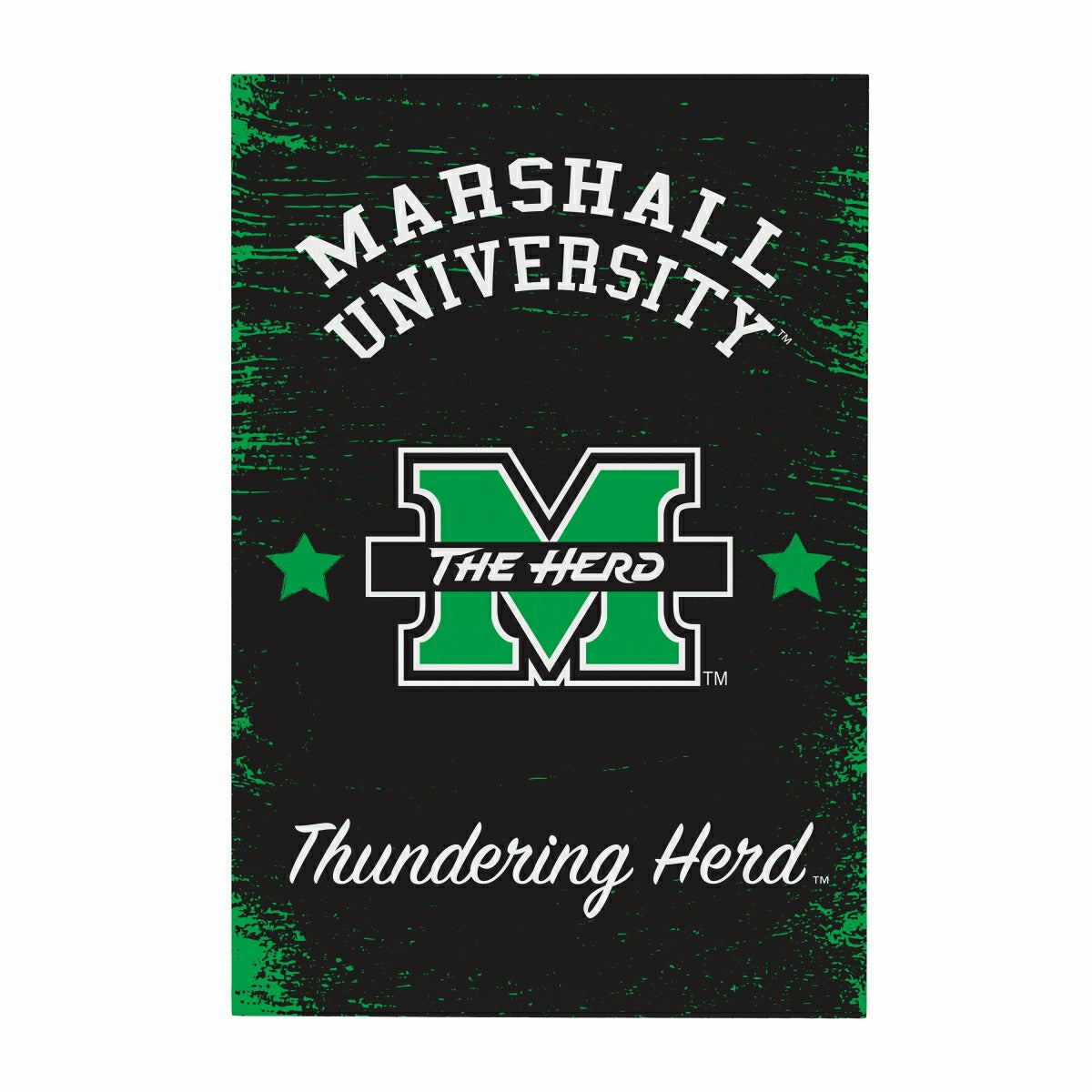 Marshall University Wood Wall Sign, 16x24, Collegiate, Home