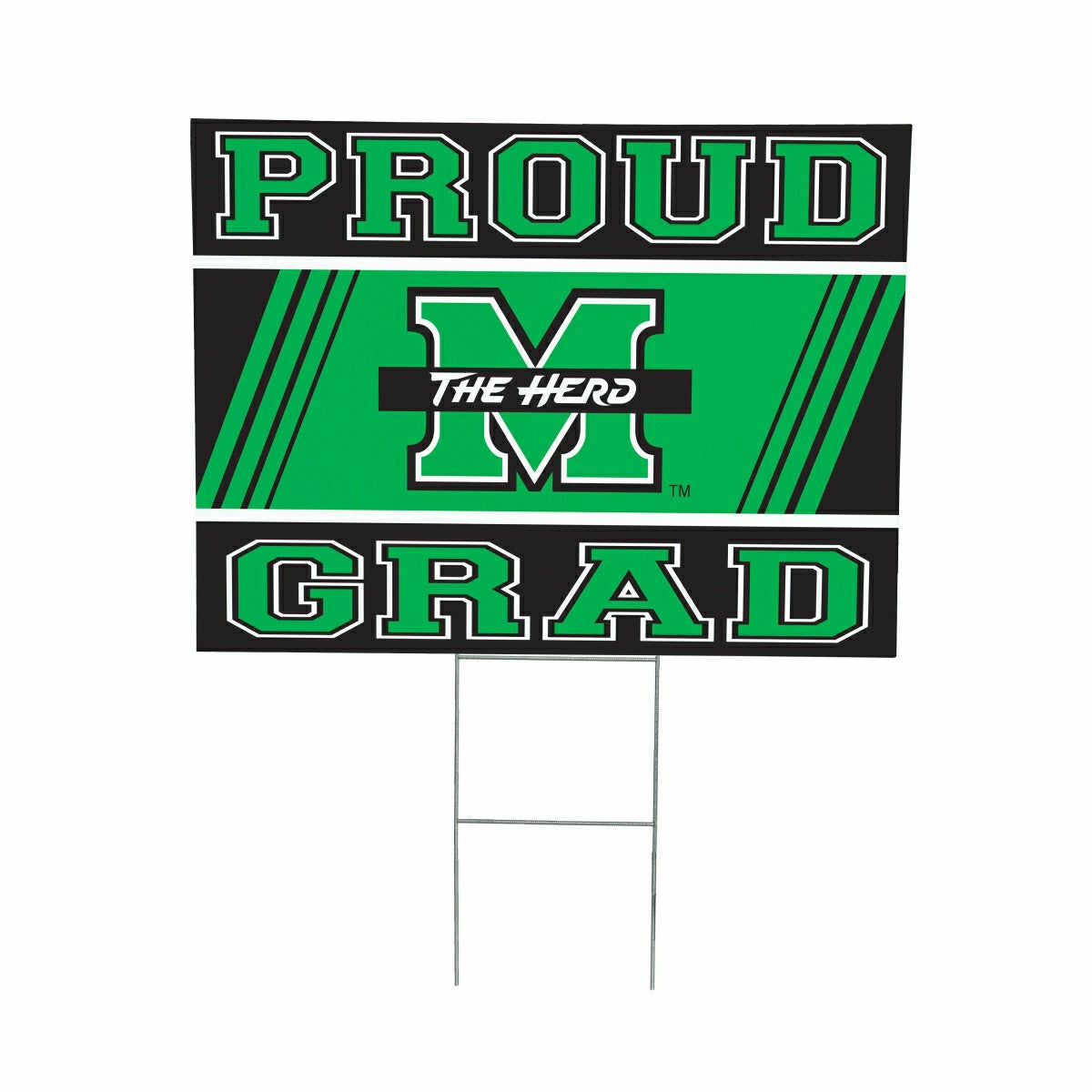 Marshall University Coroplast Yard Sign Graduate, Collegiate, Home