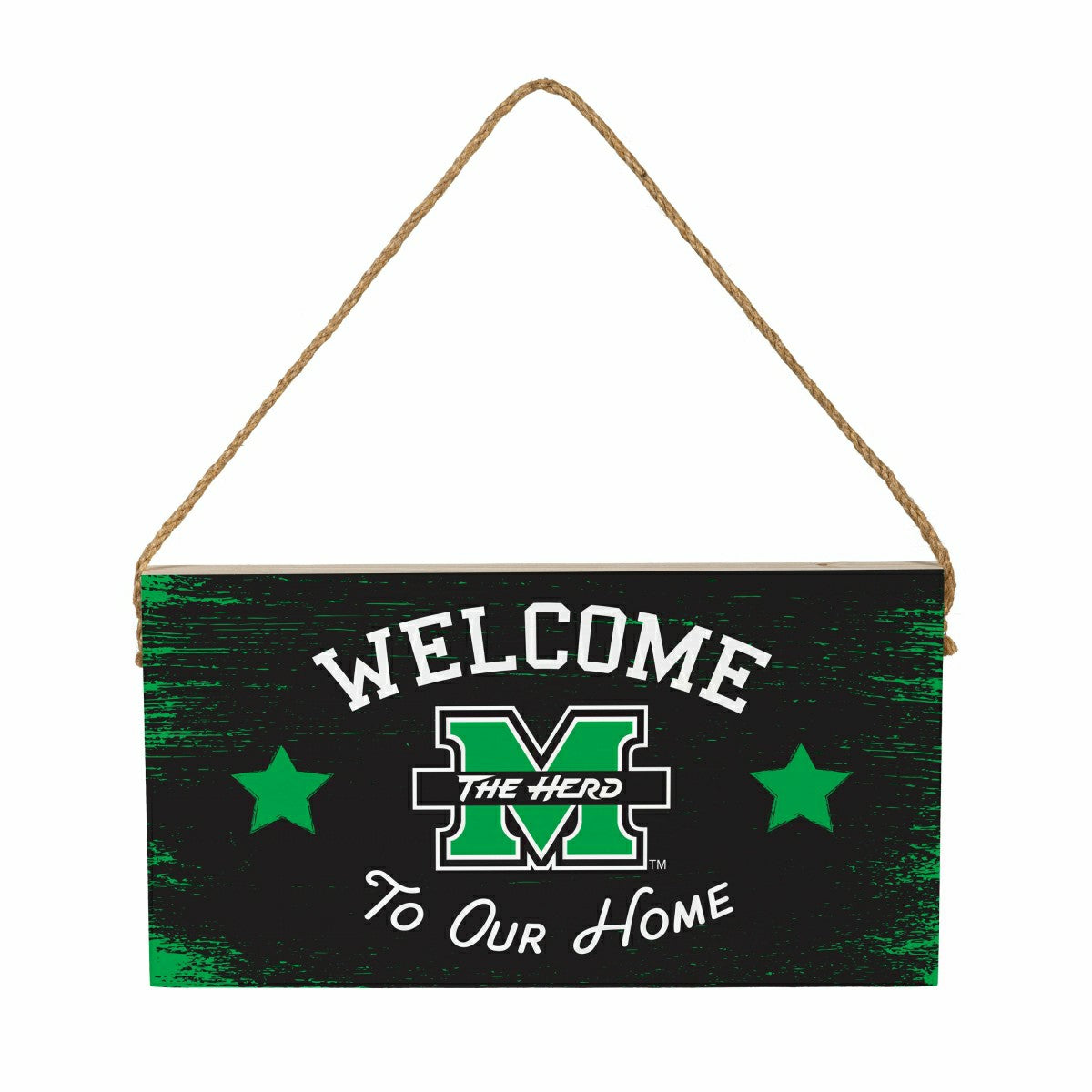 Marshall University Wood Wall Sign, 6x11, Collegiate, Home