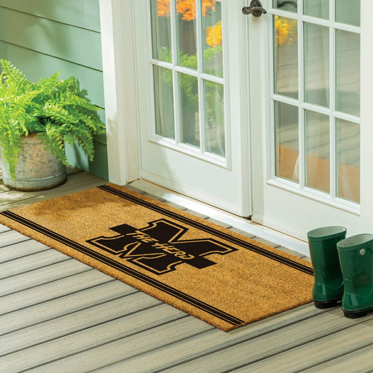 Marshall University Extra Large One Color Coir Mat, 60"x24", Collegiate