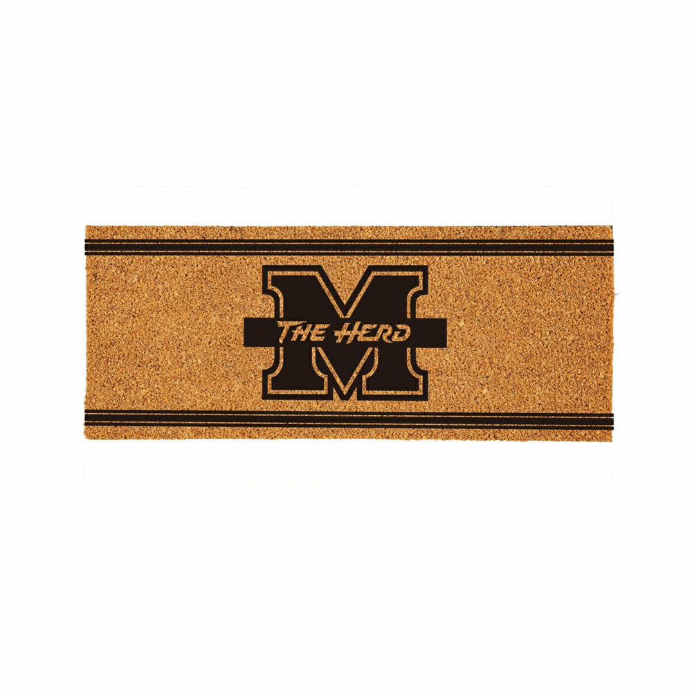 Marshall University Extra Large One Color Coir Mat, 60"x24", Collegiate