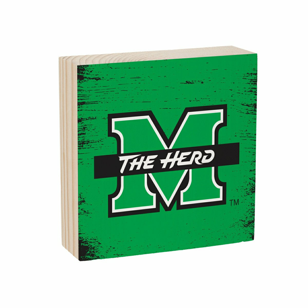 Marshall University Plock, Down Home Fans, 6x6, Collegiate, Home