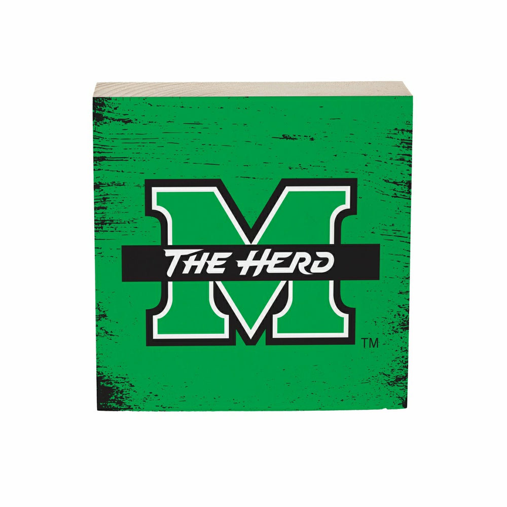 Marshall University Plock, Down Home Fans, 6x6, Collegiate, Home