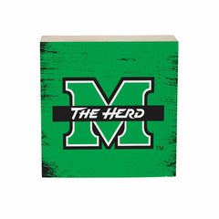 Marshall University Plock, Down Home Fans, 6x6, Collegiate, Home
