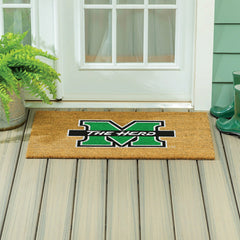 Marshall University Large Full Color Coir Mat, 36"x24", Collegiate