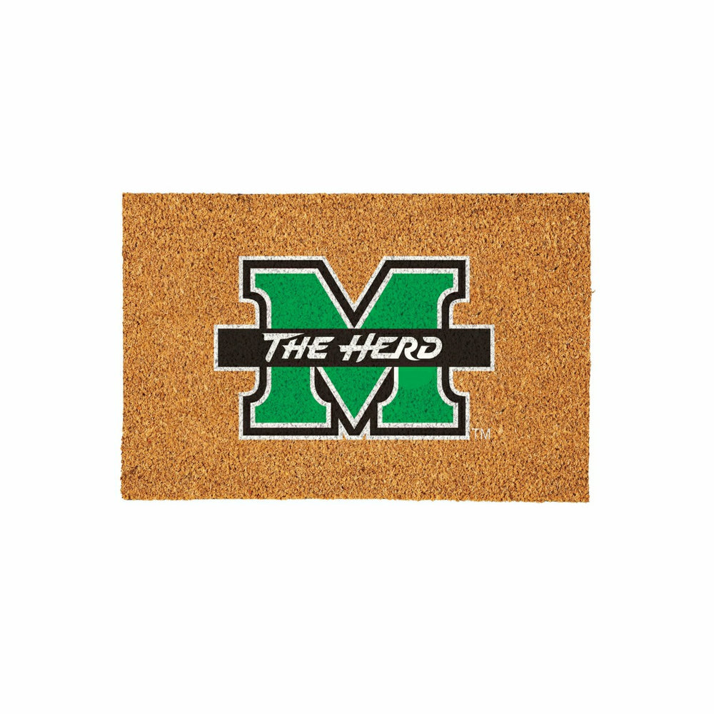 Marshall University Large Full Color Coir Mat, 36"x24", Collegiate