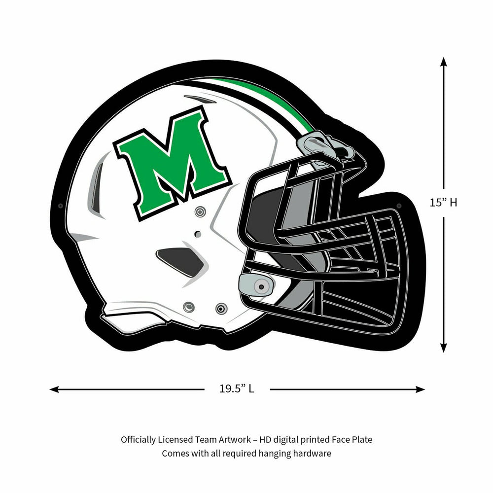 LED Wall Decor, Helmet, Marshall University, Collegiate, Home