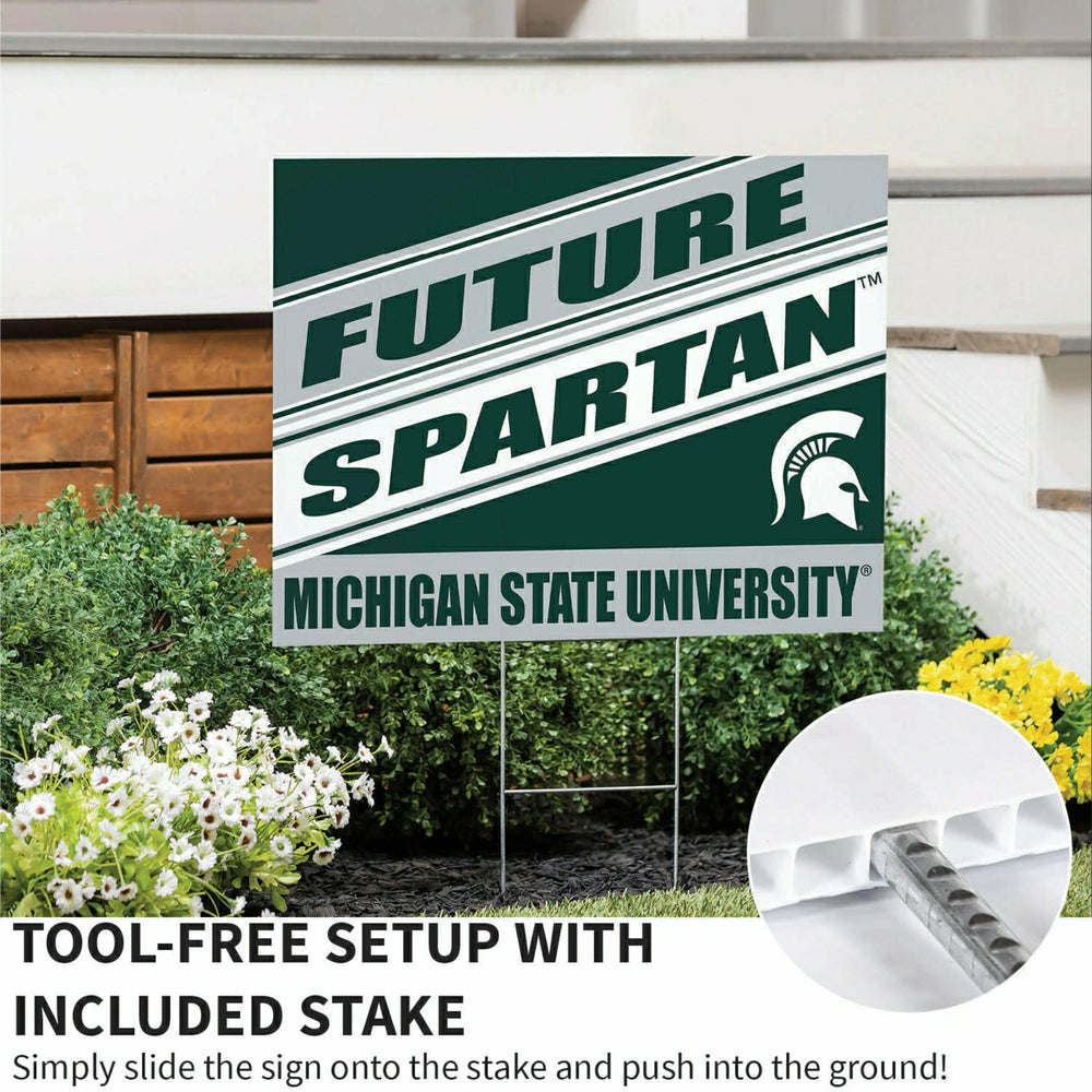 Michigan State University Coroplast Yard Sign, Future Student, Collegiate, Home