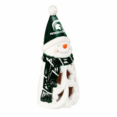 Michigan State University Snowman LED Statuary, 8", Collegiate, Home