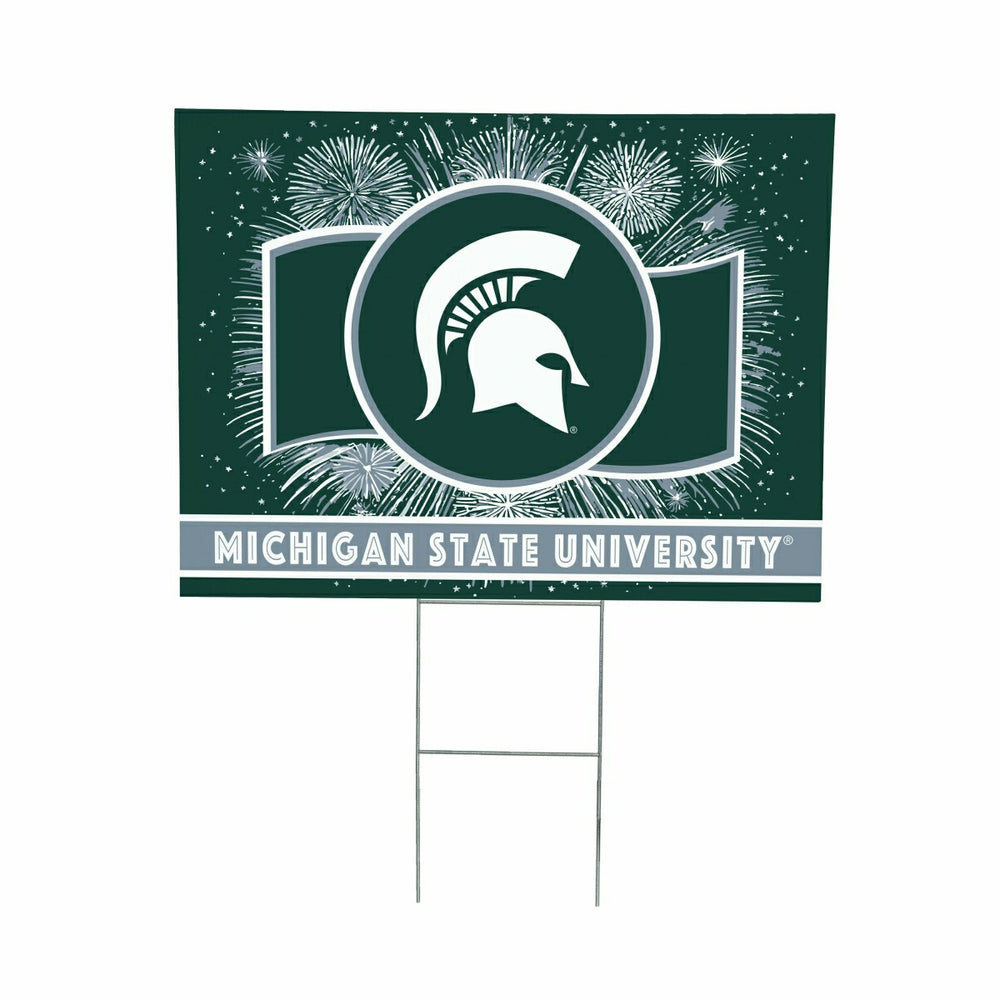 Michigan State University Yard Sign, Patriotic, Collegiate, Home