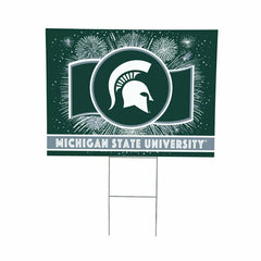 Michigan State University Yard Sign, Patriotic, Collegiate, Home