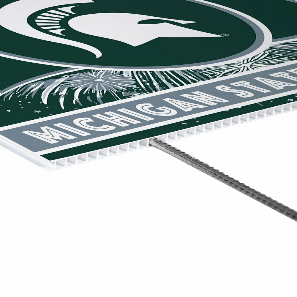 Michigan State University Yard Sign, Patriotic, Collegiate, Home