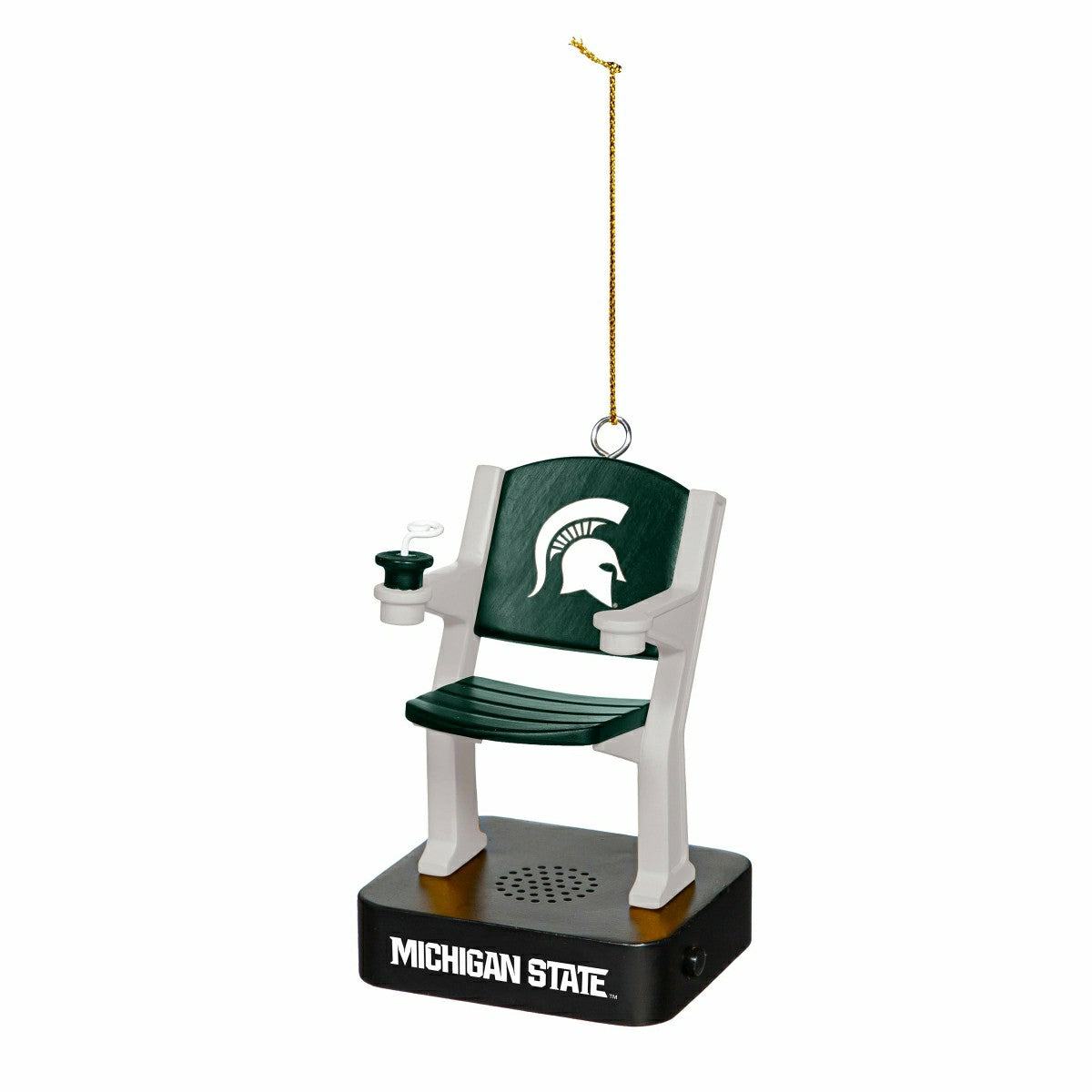 Stadium Seat Ornament, Michigan State University, Collegiate, Home