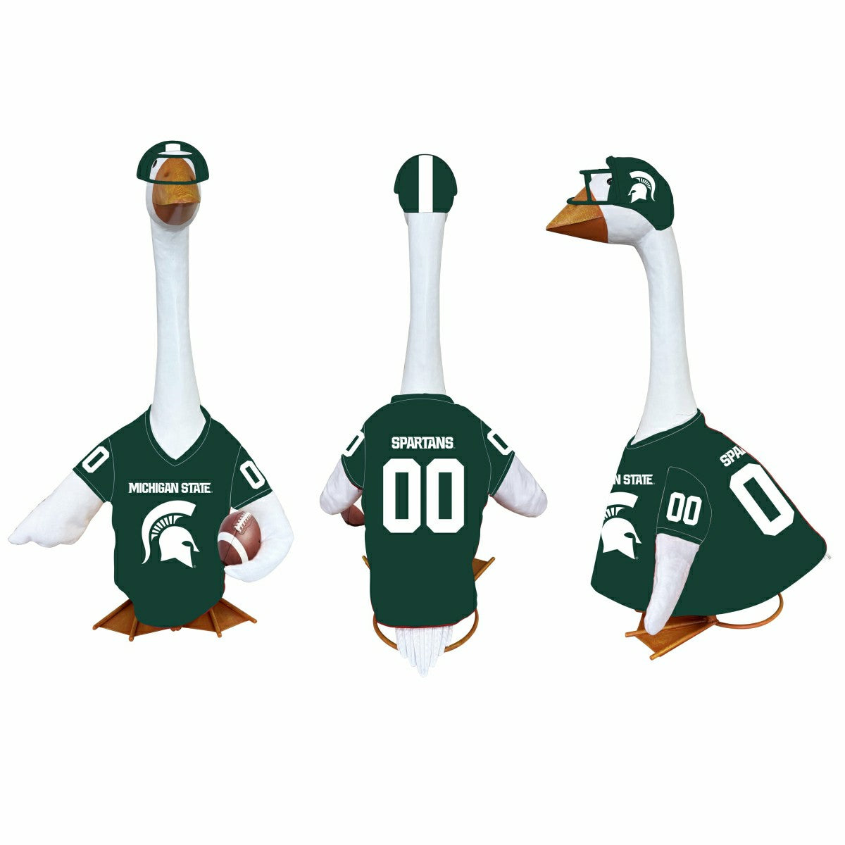 Michigan State University Sports Porch Goose Uniform, Collegiate, Home