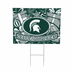 Michigan State University Yard Sign, Holiday, Collegiate, Home