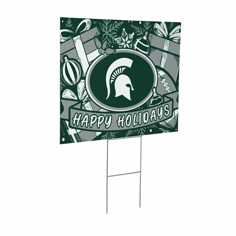Michigan State University Yard Sign, Holiday, Collegiate, Home