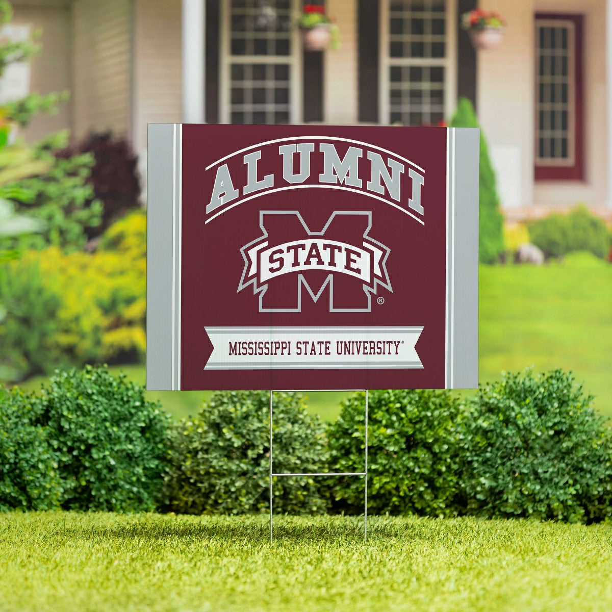 Mississippi State University Coroplast Yard Sign Alumni, Collegiate, Home
