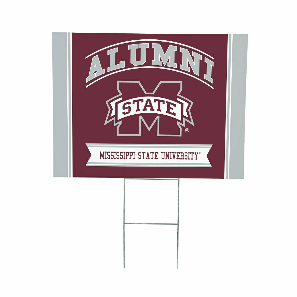 Mississippi State University Coroplast Yard Sign Alumni, Collegiate, Home