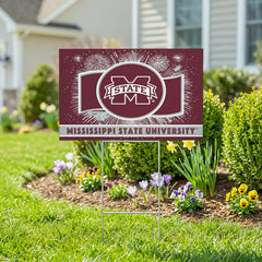 Mississippi State University Coroplast Yard Sign, Patriotic, Collegiate, Home