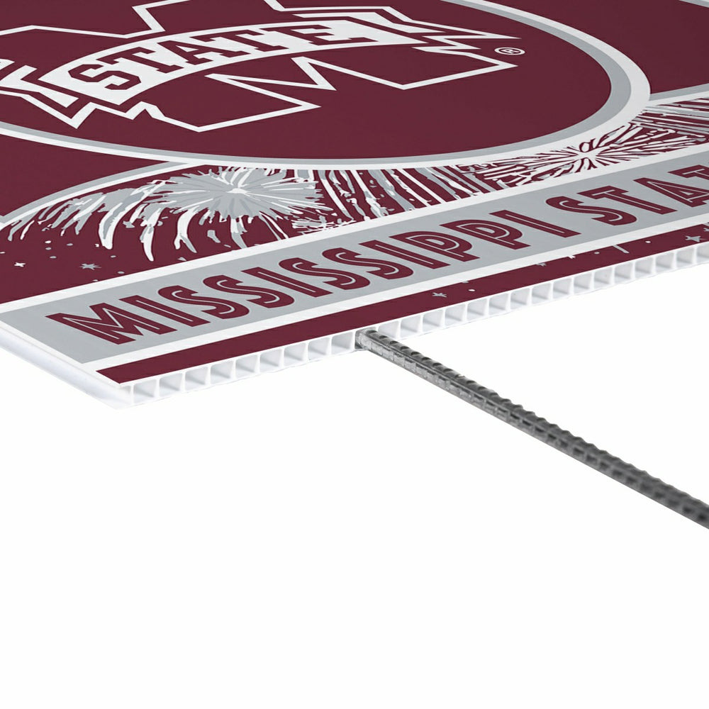 Mississippi State University Coroplast Yard Sign, Patriotic, Collegiate, Home