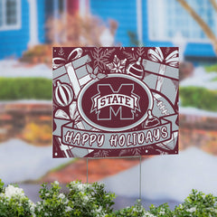 Mississippi State University Yard Sign, Holiday, Collegiate, Home