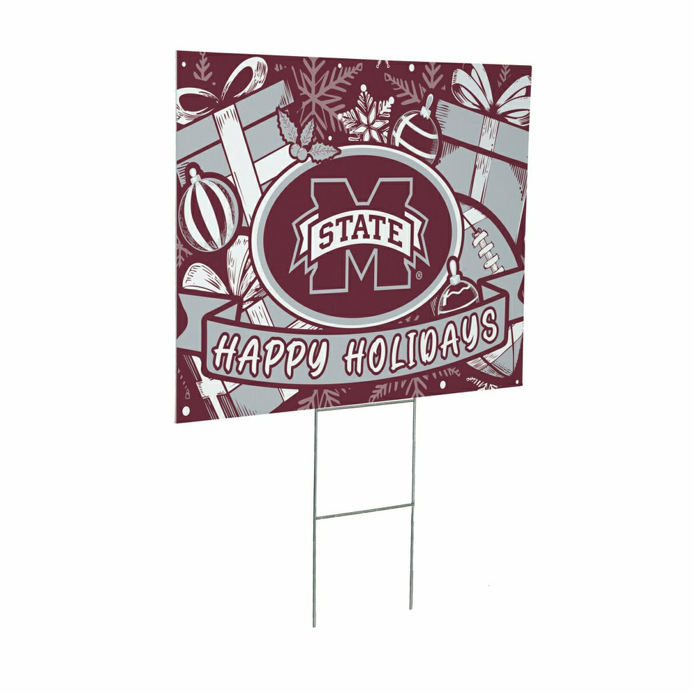 Mississippi State University Yard Sign, Holiday, Collegiate, Home