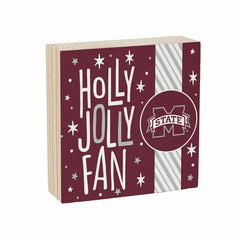 Mississippi State University Block, Holiday, 6x6, Collegiate, Home