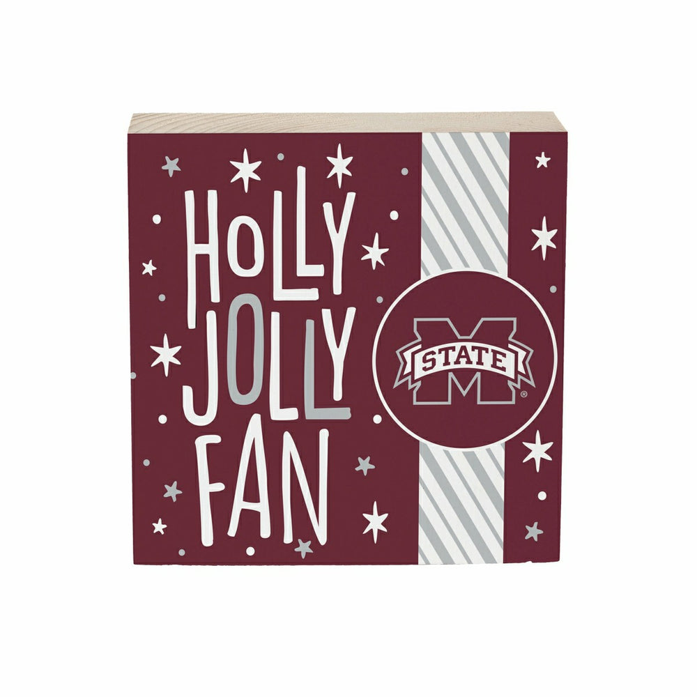 Mississippi State University Block, Holiday, 6x6, Collegiate, Home