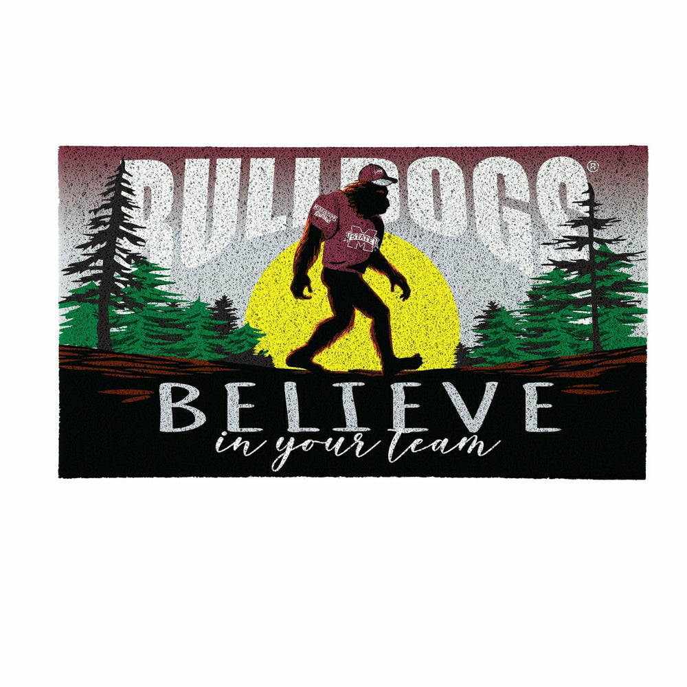 Mississippi State University Bigfoot PVC Mat, 28"x16", Collegiate