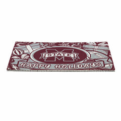 Mississippi State University Holiday PVC Mat, 28"x16", Collegiate