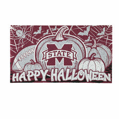 Mississippi State University Halloween PVC Mat, 28"x16", Collegiate