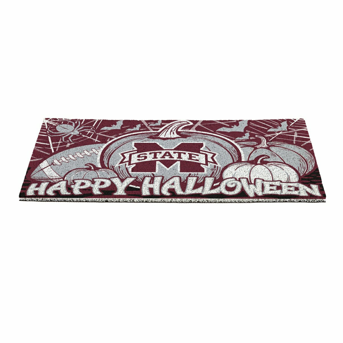 Mississippi State University Halloween PVC Mat, 28"x16", Collegiate