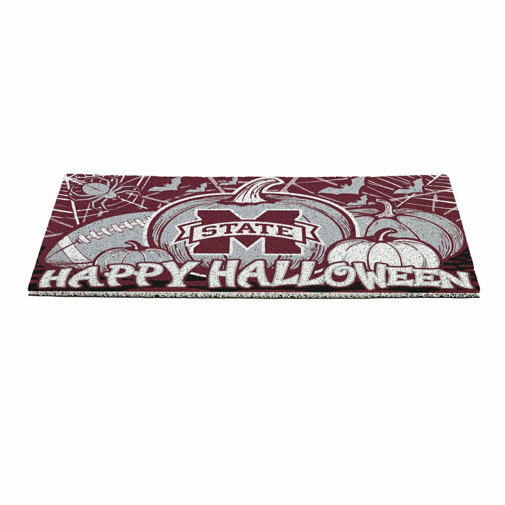 Mississippi State University Halloween PVC Mat, 28"x16", Collegiate