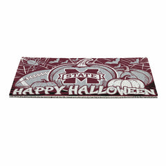 Mississippi State University Halloween PVC Mat, 28"x16", Collegiate