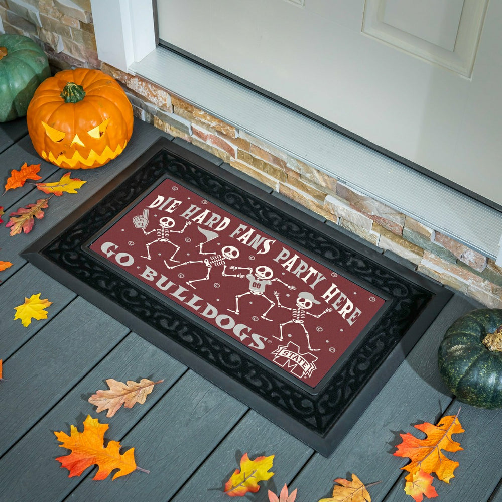 Mississippi State University Flocked Coir Halloween Sassafras Switch M, Collegiate