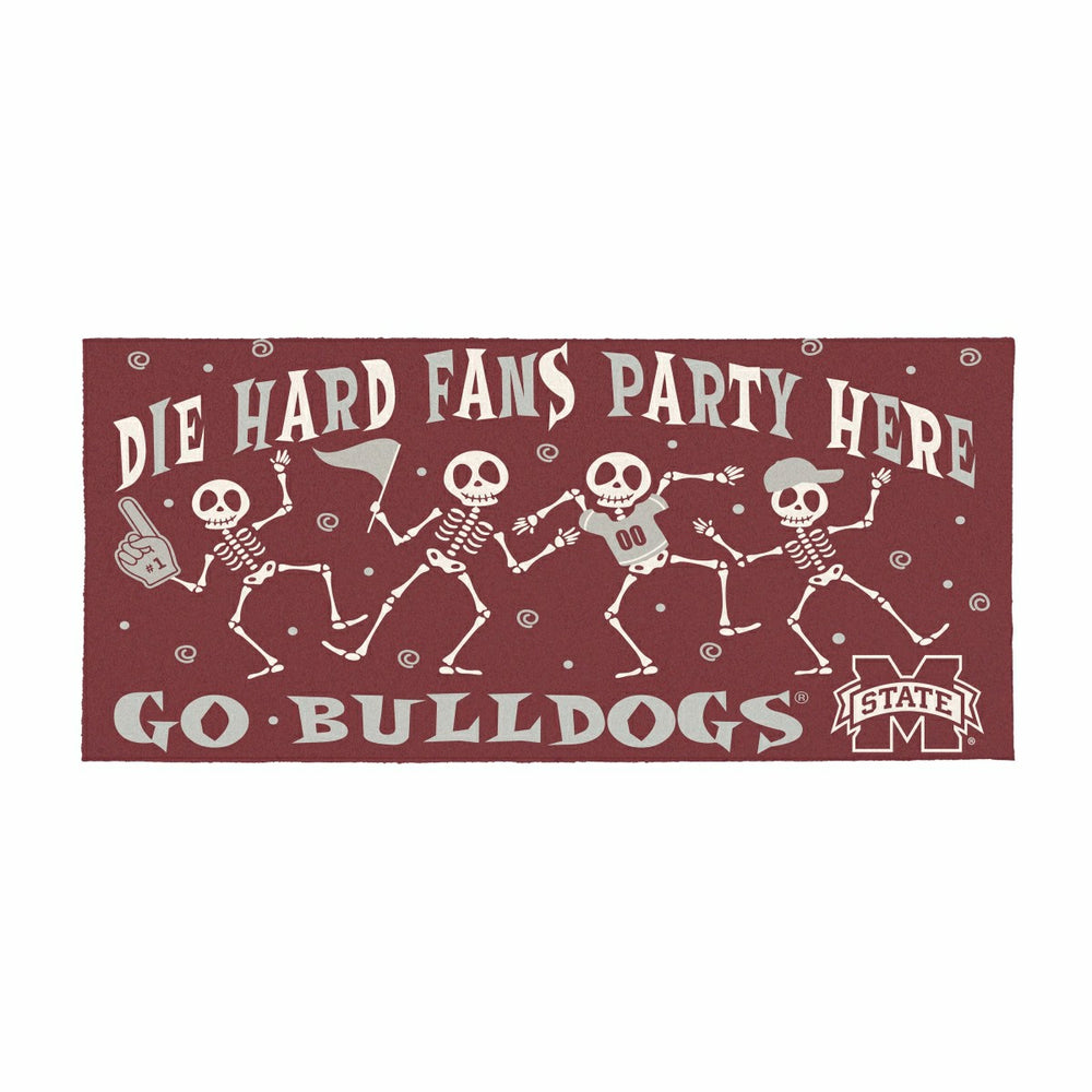 Mississippi State University Flocked Coir Halloween Sassafras Switch M, Collegiate