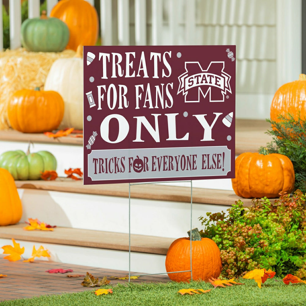Mississippi State University Yard Sign, Halloween Treats for Fans, Collegiate, Home