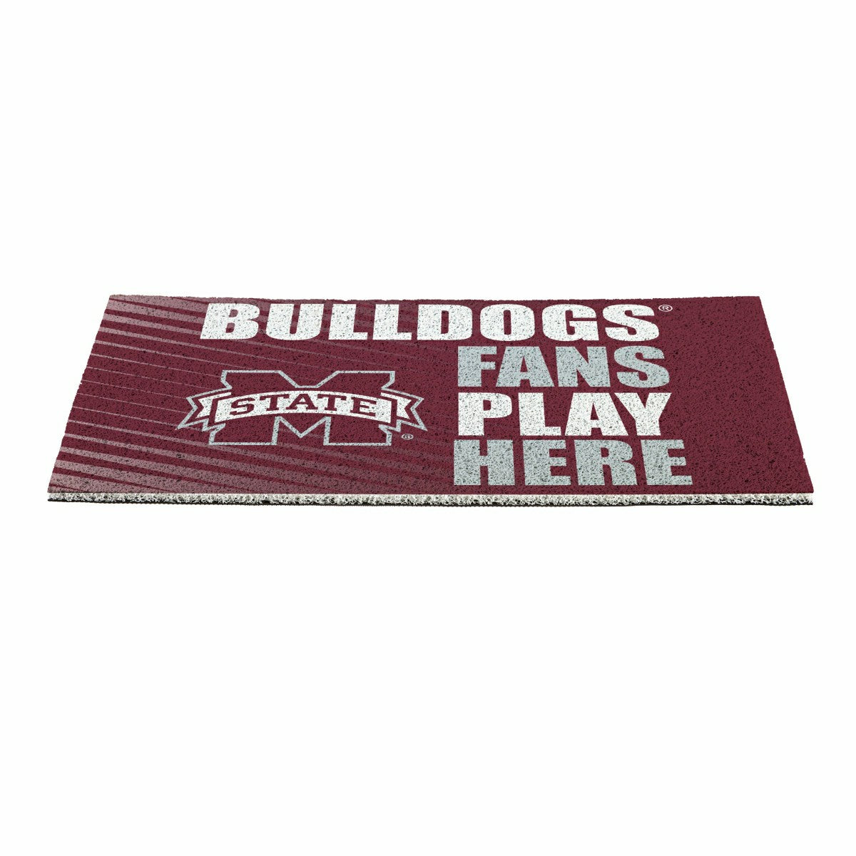 Mississippi State University Fan Mat, 28"x16", Collegiate