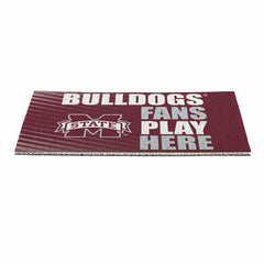 Mississippi State University Fan Mat, 28"x16", Collegiate
