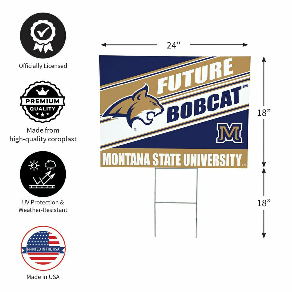 Montana State University Coroplast Yard Sign, Future Student, Collegiate, Home