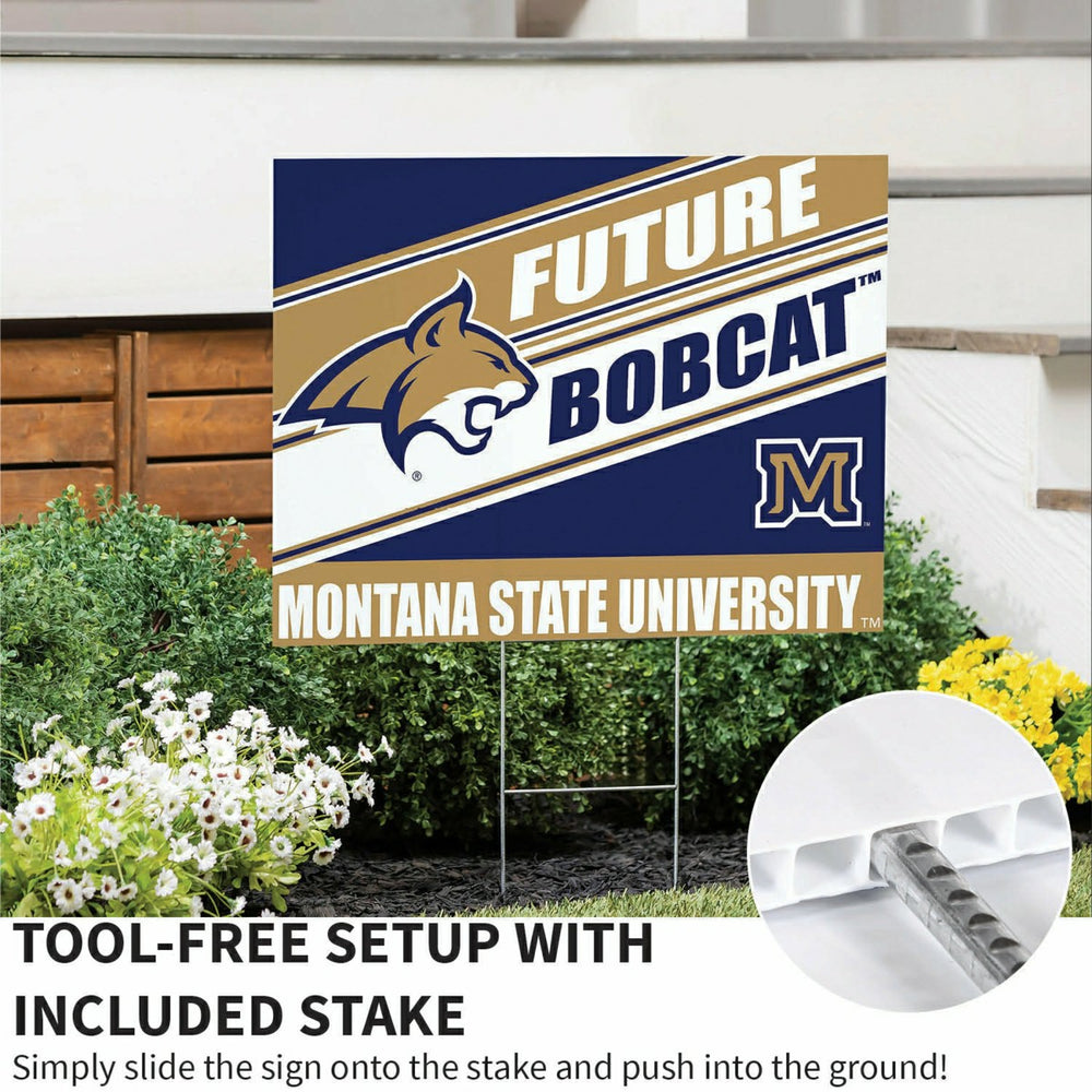 Montana State University Coroplast Yard Sign, Future Student, Collegiate, Home