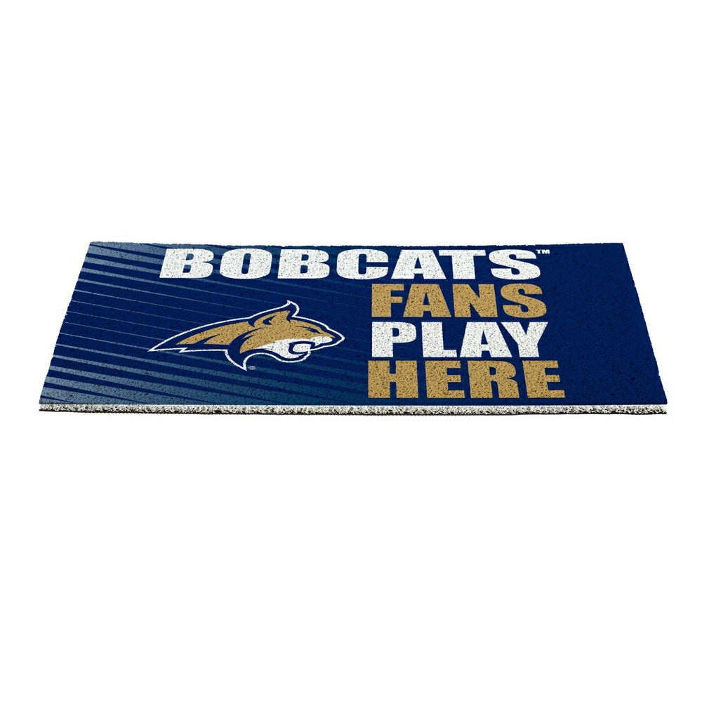 Montana State University Fan Mat, 28"x16", Collegiate