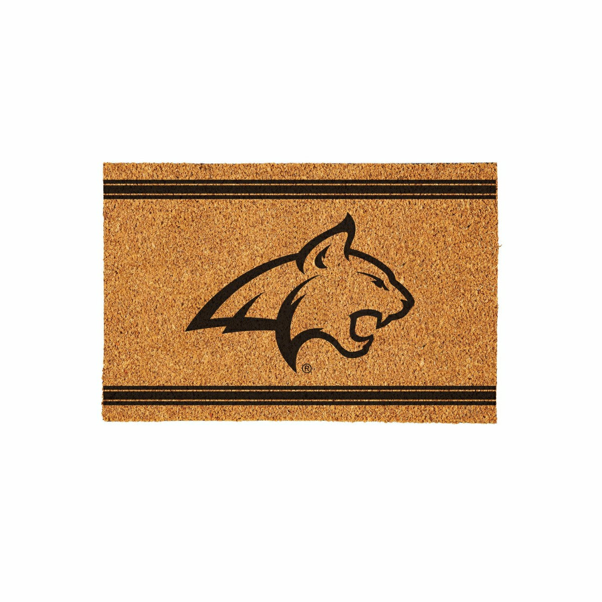 Montana State University Large One Color Coir Mat, 36"x24", Collegiate