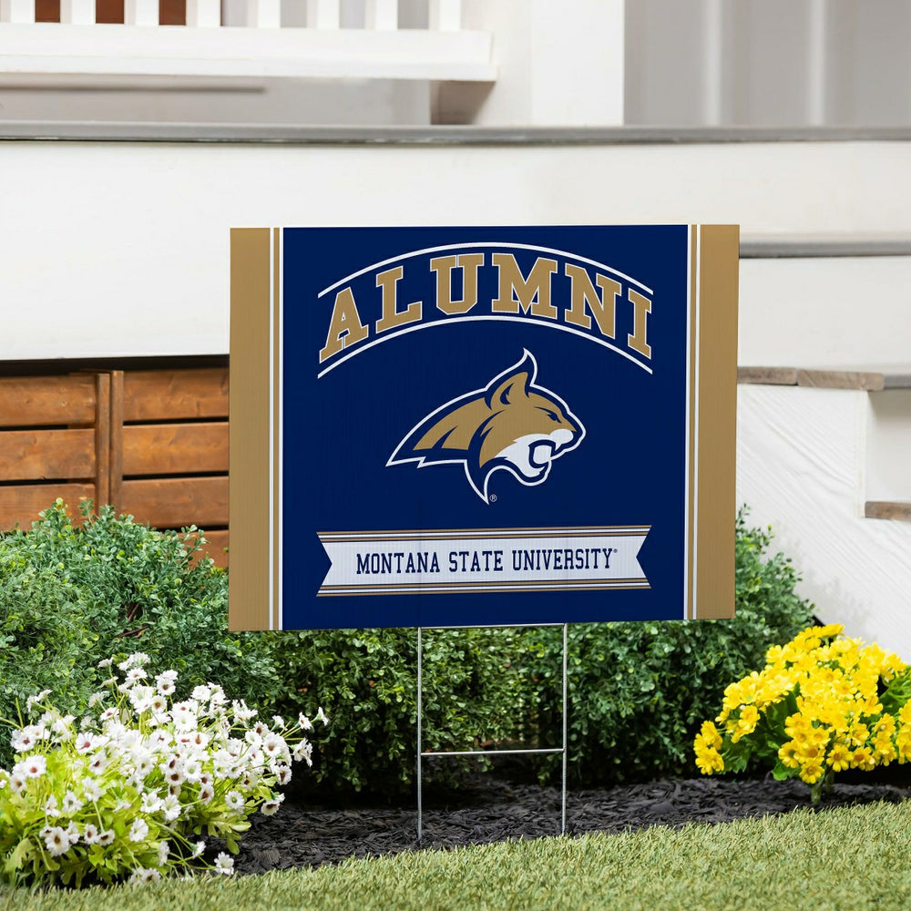 Montana State University Coroplast Yard Sign Alumni, Collegiate, Home