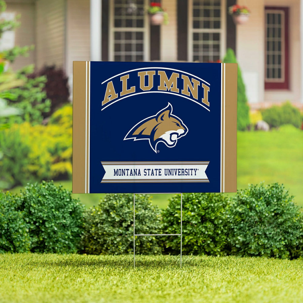 Montana State University Coroplast Yard Sign Alumni, Collegiate, Home