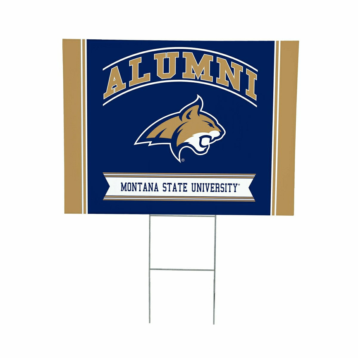 Montana State University Coroplast Yard Sign Alumni, Collegiate, Home