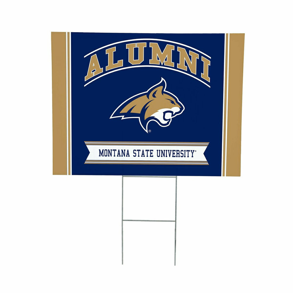 Montana State University Coroplast Yard Sign Alumni, Collegiate, Home