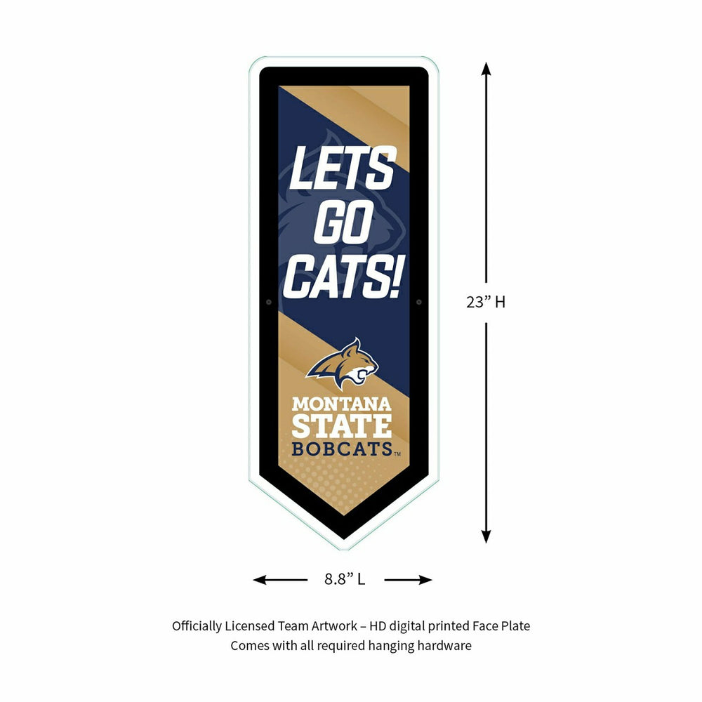 LED Wall Decor, Pennant, Montana State University, Collegiate, Home